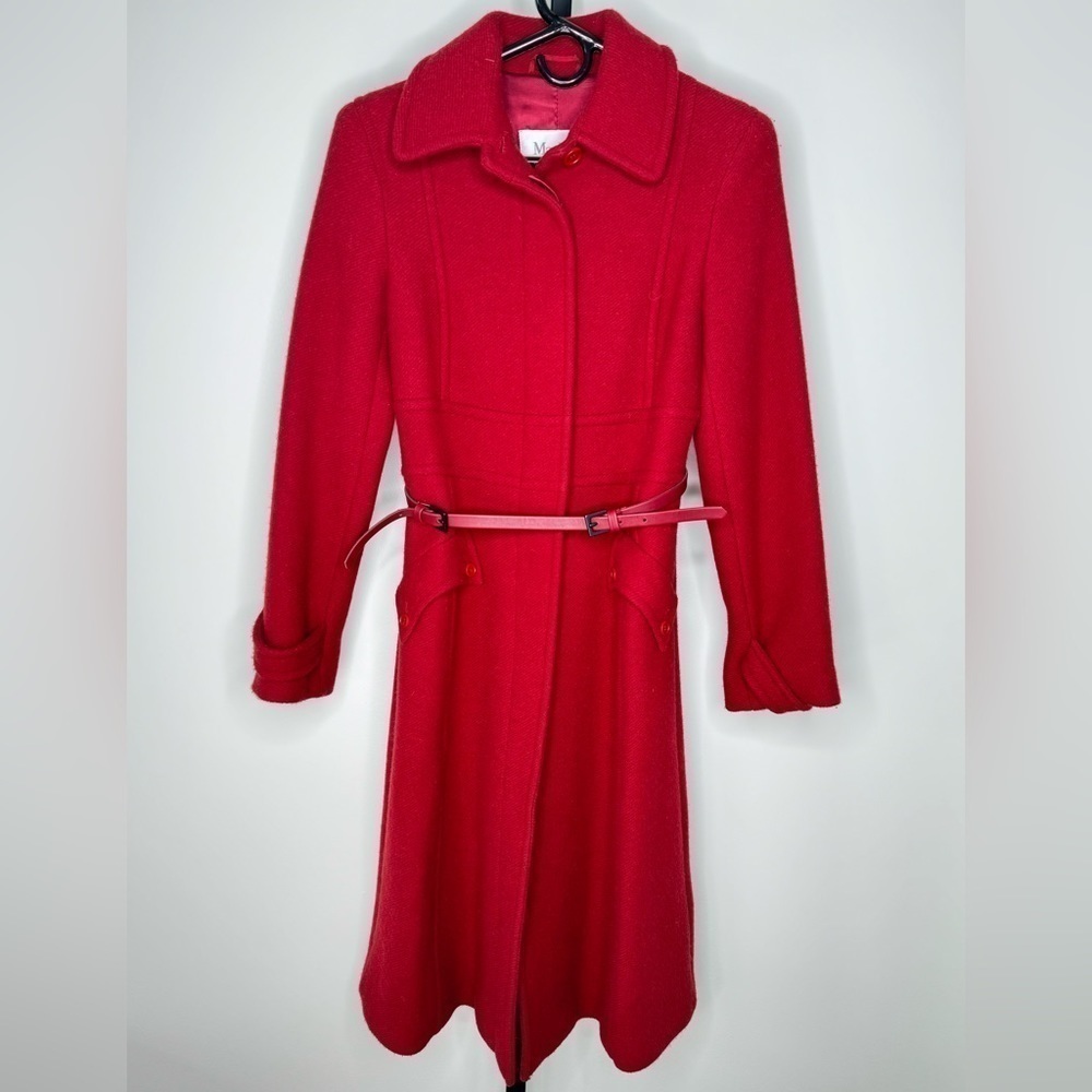 Max Mara Red Trench Coat - Timeless Elegance 🌹
